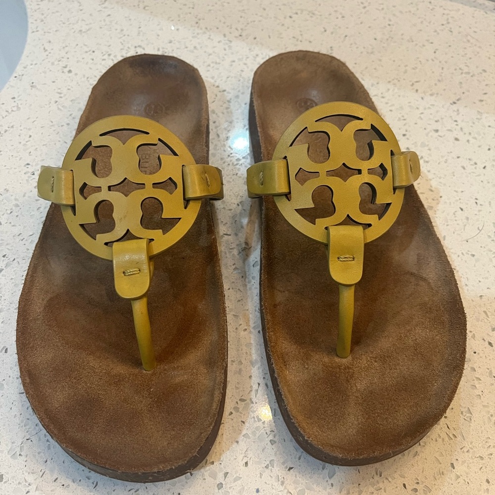 DONATING tomorrow. Last chance! Tory Burch Miller Cloud Sandals